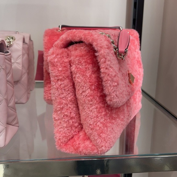 Kate Spade Natalia Foux Fur small flap crossbody - Picture 3 of 16